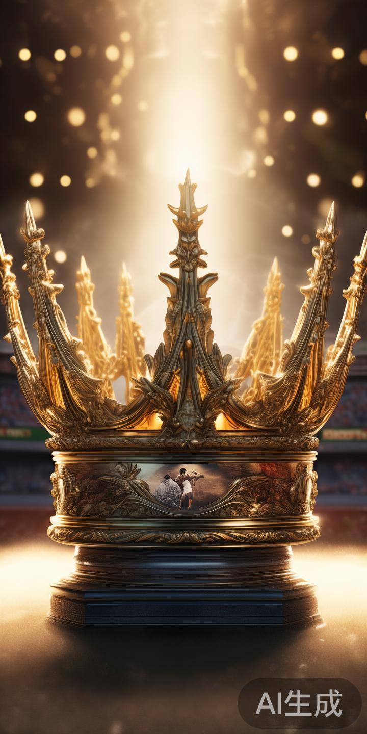 “竞技体育皇冠”作为一种象征，最早源于欧洲传统中对